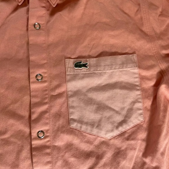 Lacoste Live Mens Oxford Shirt Size 40 - Picture 5 of 11